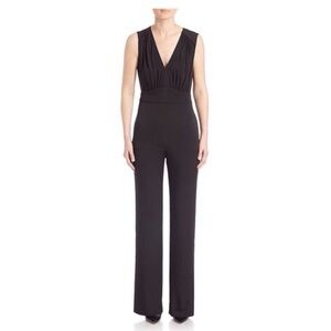 Diane von Furstenberg
'Viona' Sleeveless V-Neck Stretch Silk Jumpsuit
10 | Black